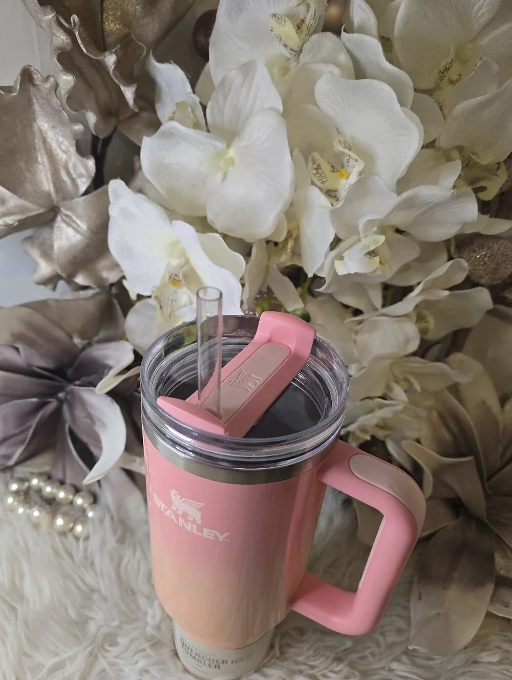 Stanley Quencher H2.0 FlowState Tumbler 40oz PINK MESA SUNSET LIMITED EDITION